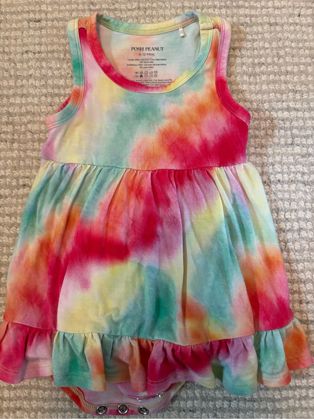 Posh Peanut Tie-dye Bodysuit dress